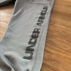 Black and gray under Armour